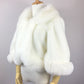 Ivory White Faux Fur Jacket with Sleelves (Chole Wht01)