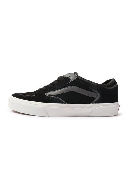 Men's Vans Rowley Classic black and grey footwear by Denim Exchange