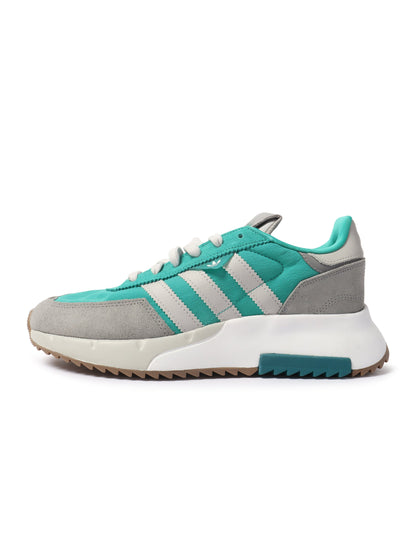 Adidas Men's Retropy F2 green sneakers, stylish men's footwear with sleek design and comfortable fit.