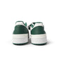 Men's Adidas Forum 84 Low sneakers in white and green, casual footwear with stylish design and comfortable fit.