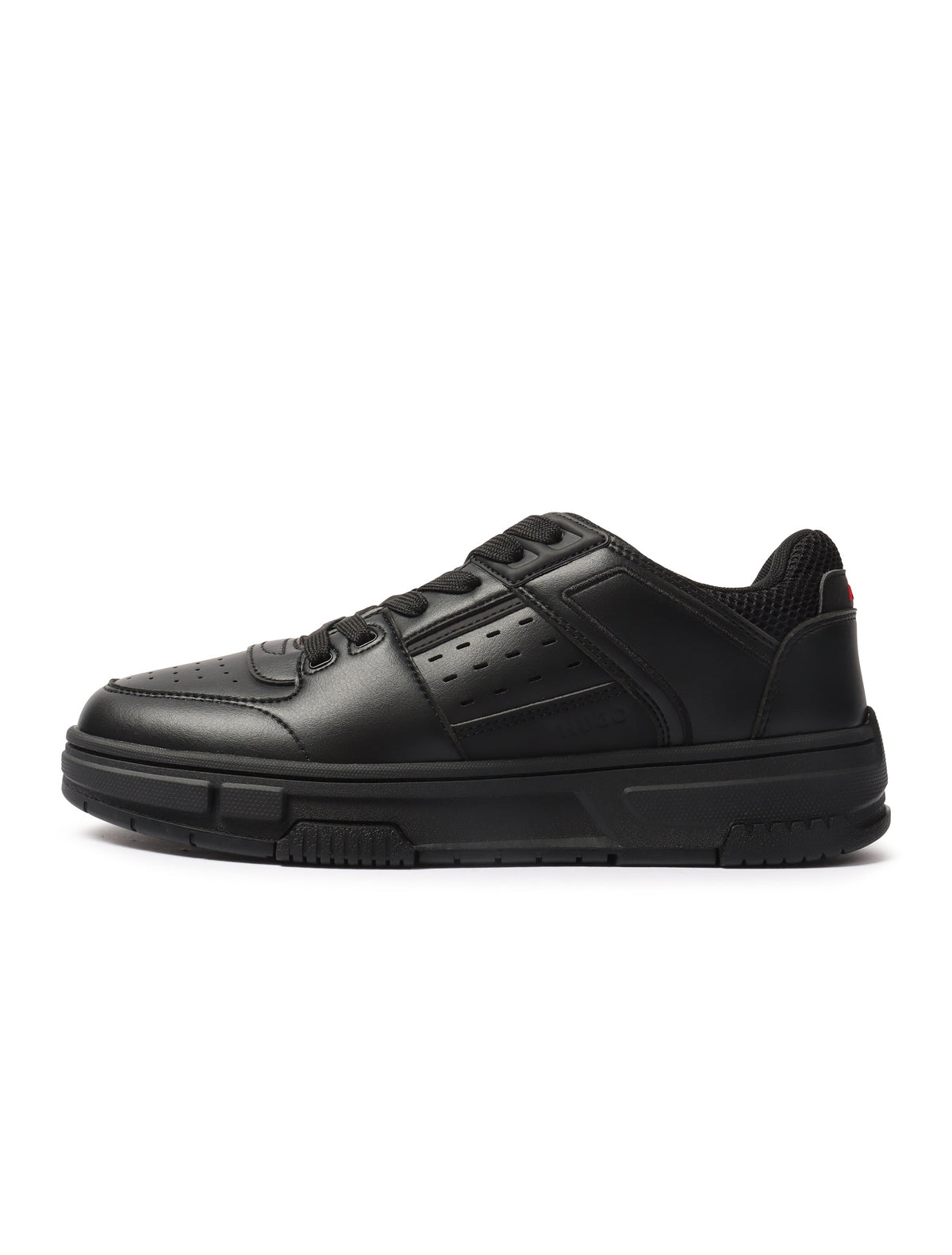 Denim Exchange Hugo Yarrow men's sneakers in black suede with lace-up design