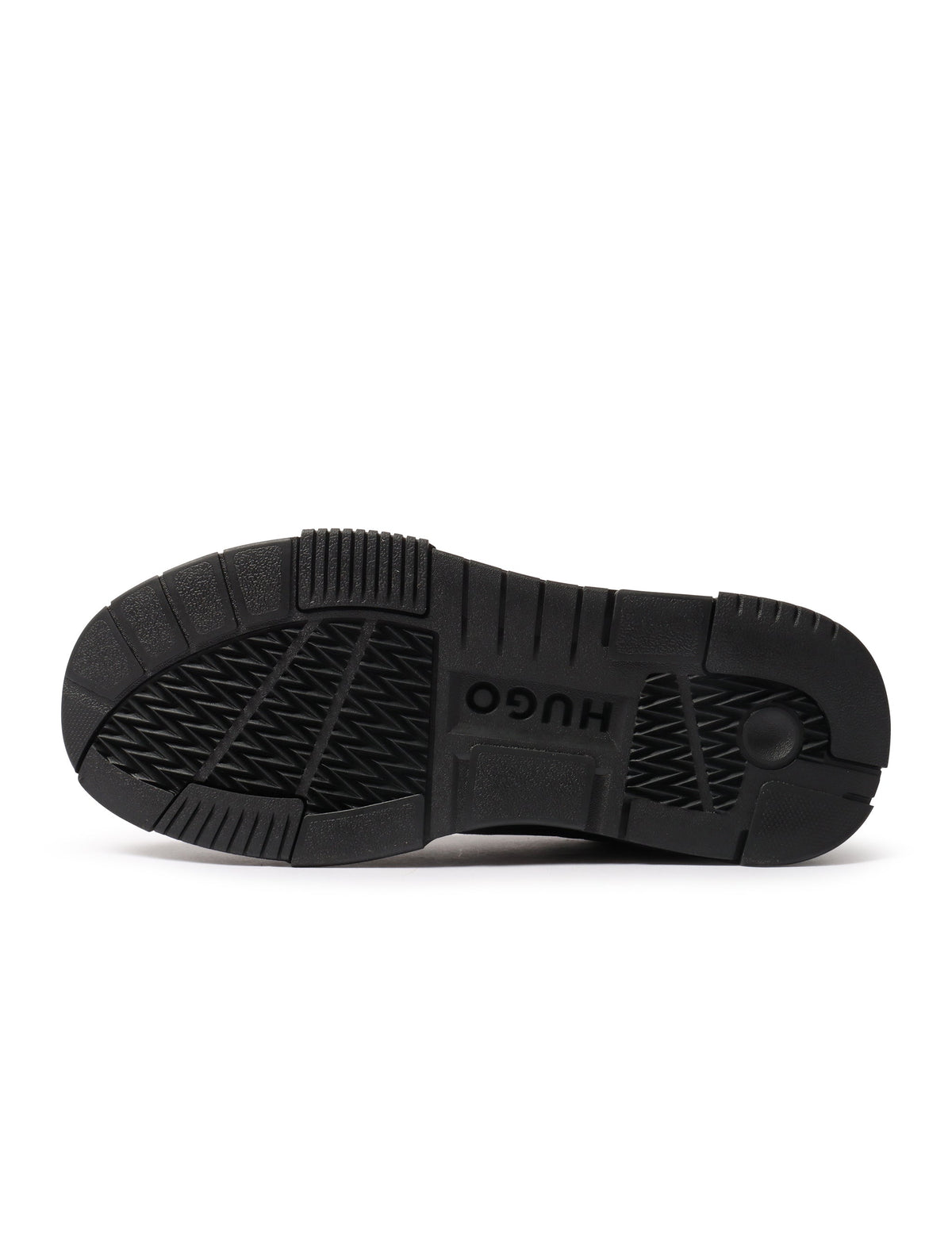 Denim Exchange Hugo Yarrow men's sneakers in black, low-top design with lace-up closure
