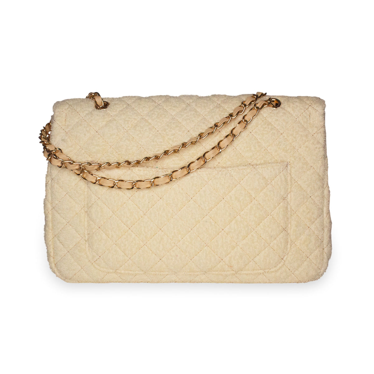 BEACH HAUS Medium Shoreline Flap in butter yellow, compact flap bag with structured silhouette