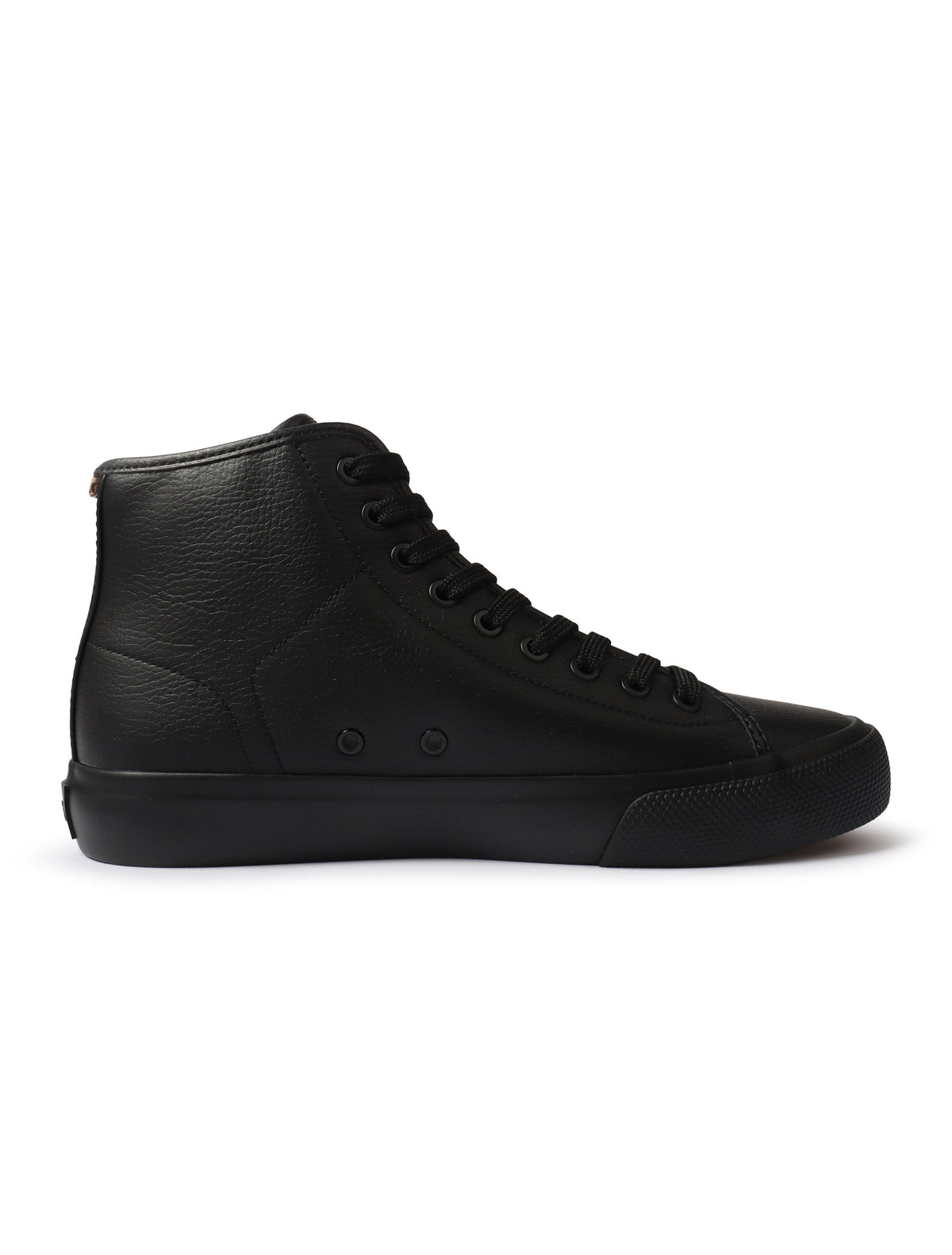 Black Hugo Boss Aiden Hito men's footwear shoes with sleek design and stylish appearance, displayed on a white background.