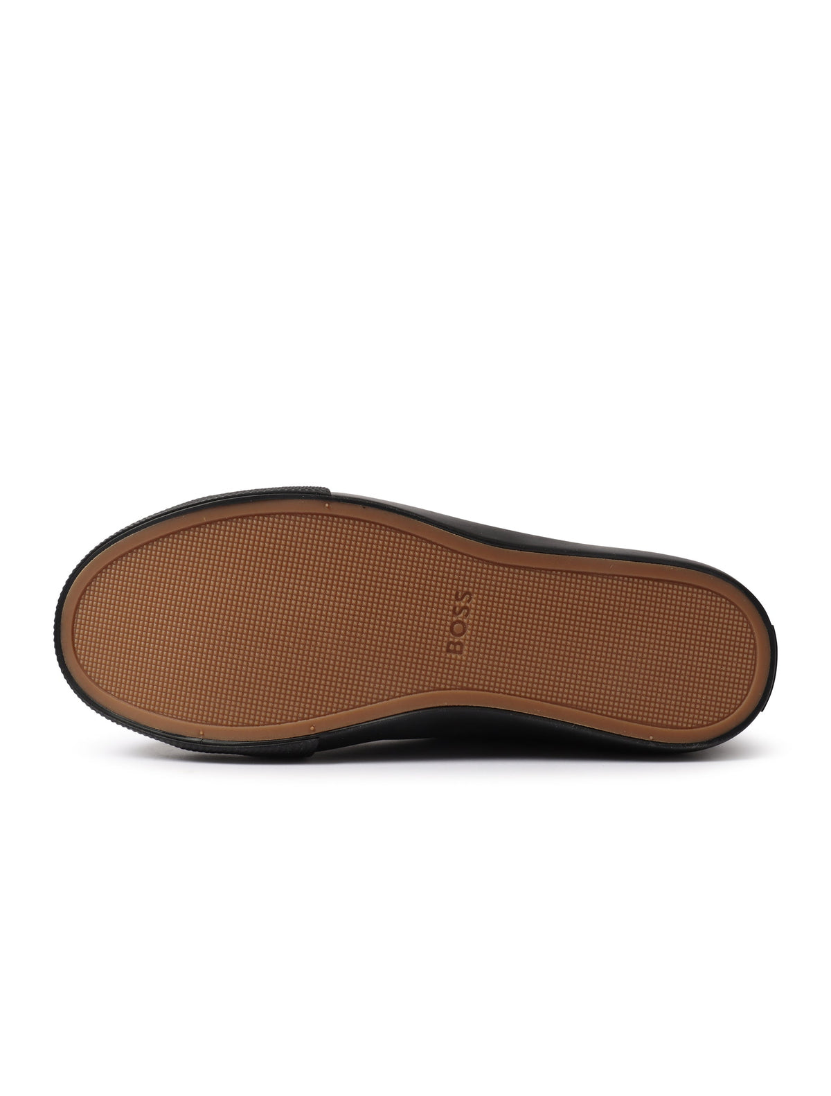 Black Hugo Boss Aiden Hito men's shoes with sleek leather design, showcasing stylish footwear from Denim Exchange.