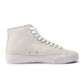 White Hugo Boss Aiden Hito men's footwear shoes displayed on a plain background.
