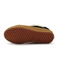 Men's Vans Knu School sneakers in black and green, casual footwear with a classic skate shoe style and Vans branding.