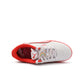 White and red Puma Women's Carina 3.0 Care Bear sneakers showcasing sporty design and comfortable fit.