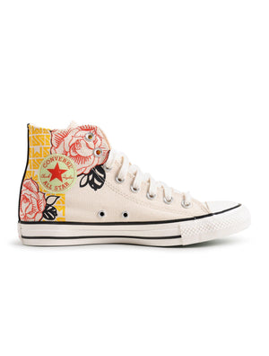 Men’s Converse Chuck Taylor All Star Hi Topo Chico cream sneakers by Denim Exchange