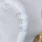 Ivory with Black Tips Faux Fur Wrap (Serena Wht03)