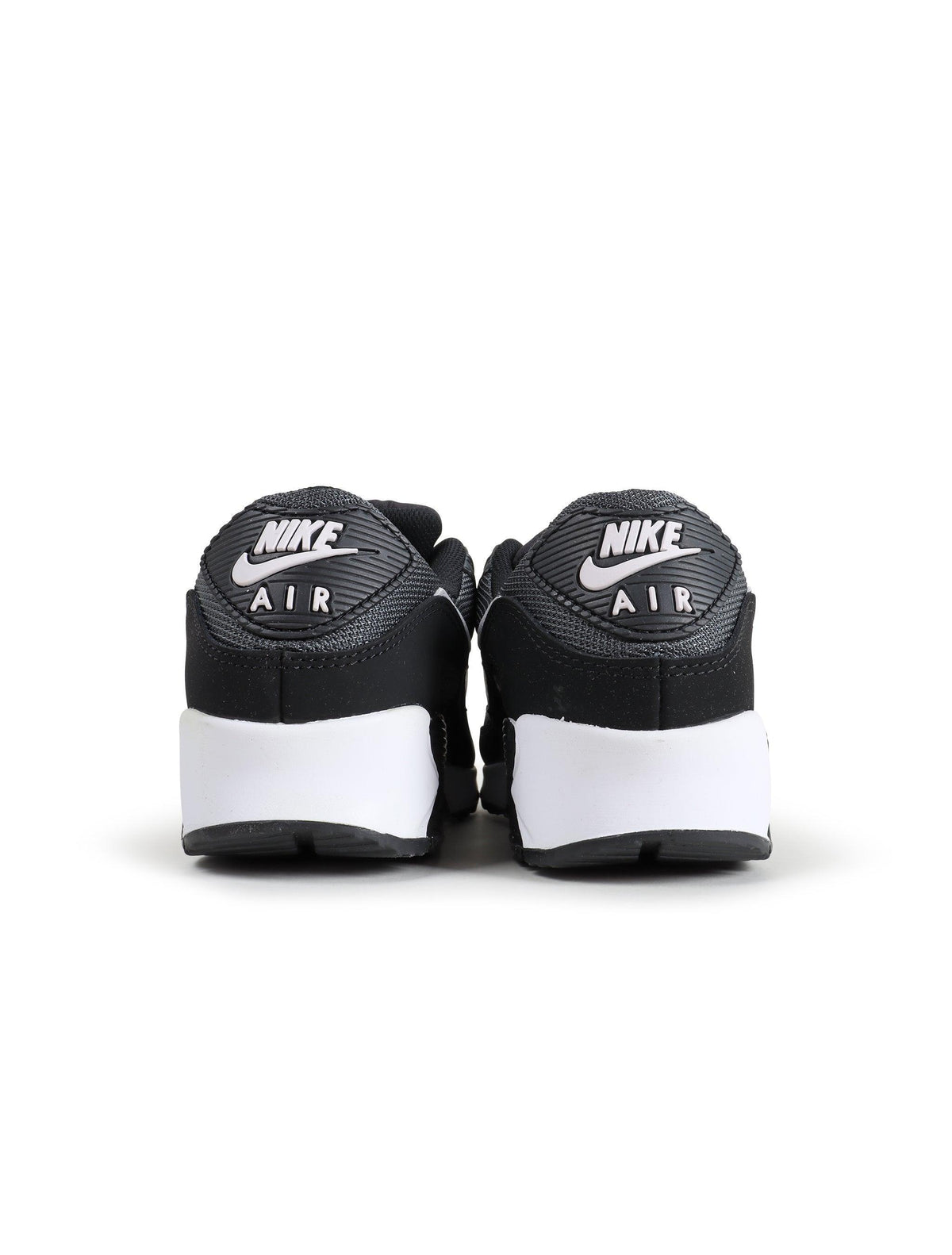 Nike Air Max 90 men's sneakers in iron grey, featuring classic athletic styling and visible Air cushioning.