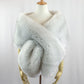Light Gray Fur Shawl (Lilian SGry01)