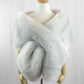 Silver Grey Faux Fur Shawl (Lilian SGry01)