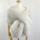 Light Gray Fur Shawl (Lilian SGry01)