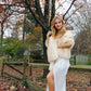 Champagne Faux Fur Shawl (Lilian Cha03)