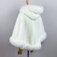 Ivory White Fur Cape (Jennifer Wht01)