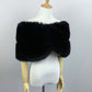 Black Faux Fur Wrap (Penelope Blk01)