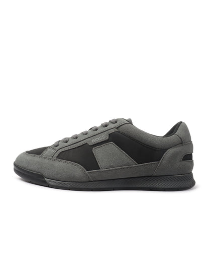 Hugo Boss Nitan Low men's charcoal footwear by Denim Exchange