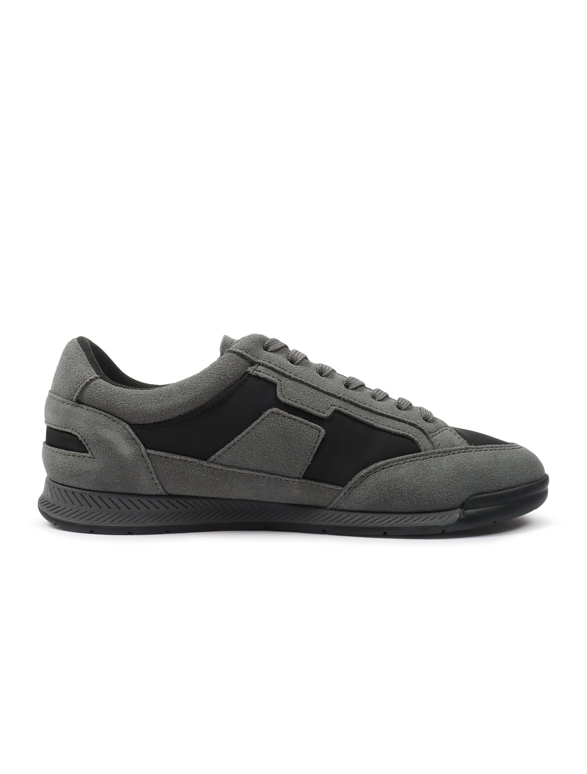 Hugo Boss Nitan Low men's charcoal footwear by Denim Exchange