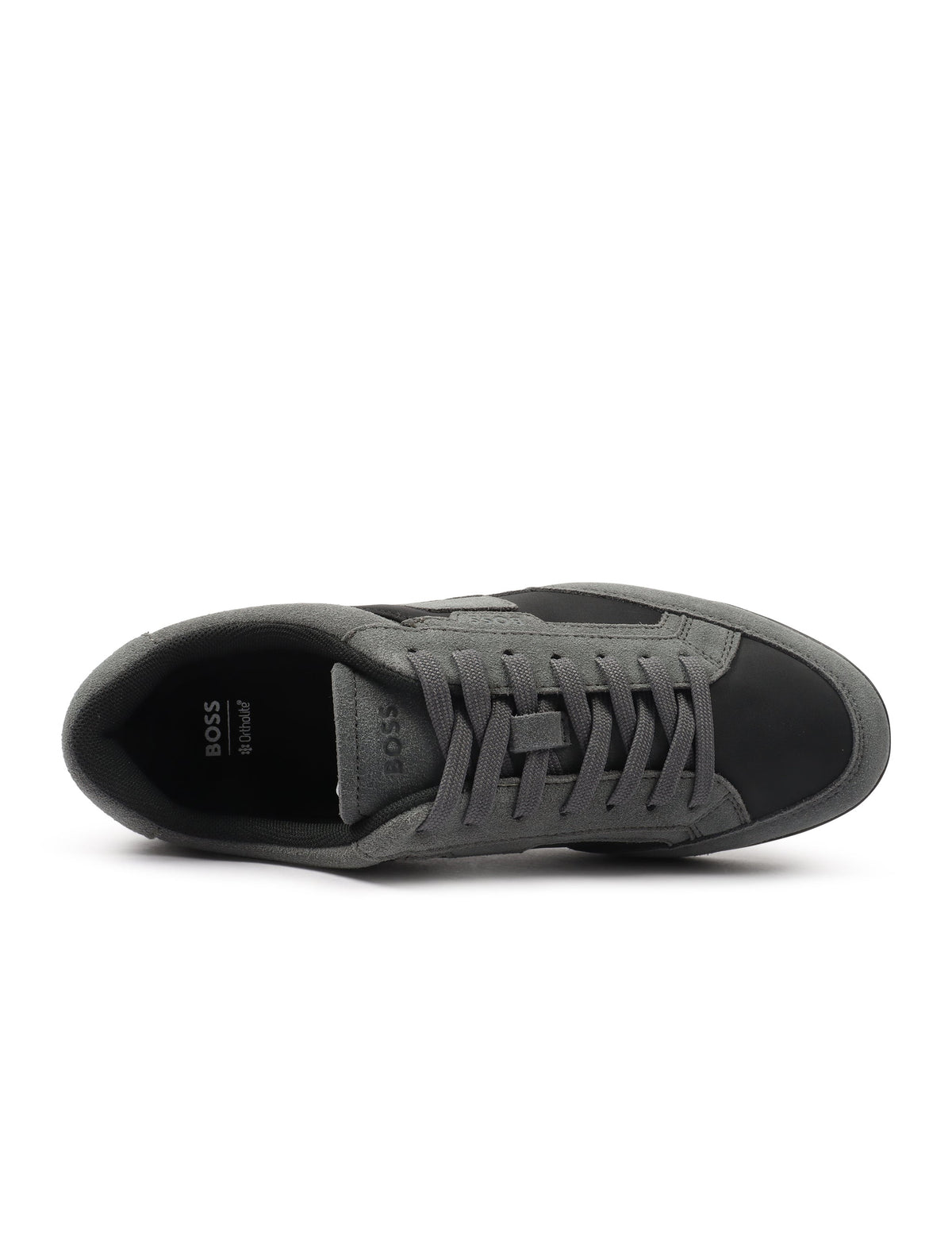 Hugo Boss Nitan Low charcoal men's footwear by Denim Exchange