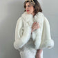 Ivory White Fur Cape (Jennifer Wht01)