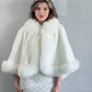 Ivory White Fur Cape (Jennifer Wht01)