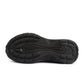 Denim Exchange men's black leather mesh trainers, Hugo Boss style footwear side view