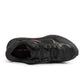 Denim Exchange men's black leather mesh trainers, Hugo Boss style sneaker footwear