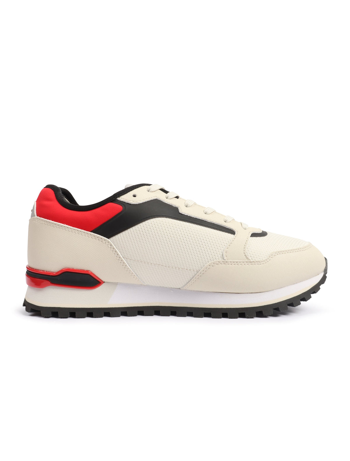 Men's Hugo Boss Parkour Runn shoes in light beige, stylish men's footwear with a sleek design and comfortable fit.