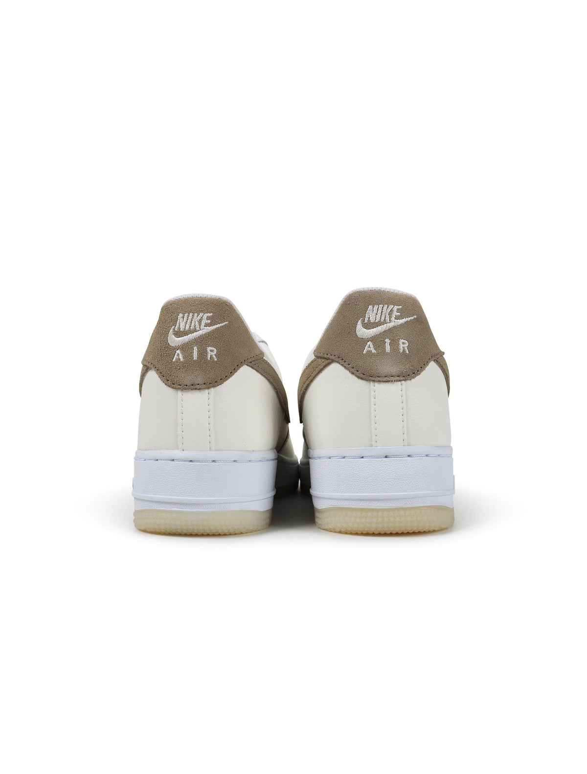 Men's Nike Air Force 1 '07 LV8 Coconut Khaki sneakers in side view