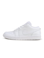 Men's Denim Exchange Air Jordan 1 Low sneakers in White/White-White leather