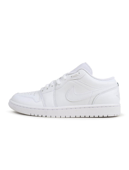 Men's Denim Exchange Air Jordan 1 Low sneakers in White/White-White leather