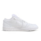Denim Exchange Air Jordan 1 Low men's sneakers in White/White-White profile view