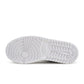 Men's Air Jordan 1 Low White/White-White sneakers by Denim Exchange