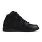 Denim Exchange Air Jordan 1 Mid Triple Black men's footwear sneaker in an all-black design