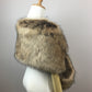 Brown Faux Fur Shawl (Lilian Brw03)