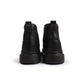Black Hugo Nash Halb Boot for men by Denim Exchange, featuring sleek leather design and sturdy sole, perfect for casual wear.