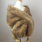 Honey Brown Fur Shawl (Lilian LBrw03)