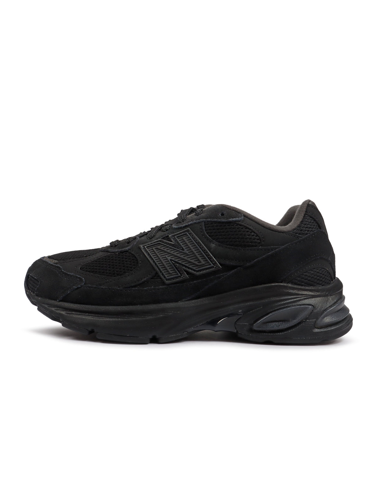 Men's New Balance 2010 black footwear by Denim Exchange, side view