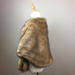 Brown Faux Fur Shawl (Butterfly Brw04)