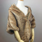 Brown Faux Fur Shawl (Butterfly Brw04)