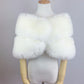 Ivory White Fur Wrap (Penelope Ivy07)
