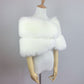 Ivory White Fur Wrap (Penelope Wht01)