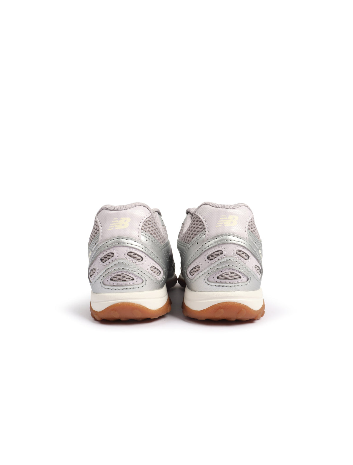 Women's New Balance 204L sneakers in Truffle Salt colorway, side view