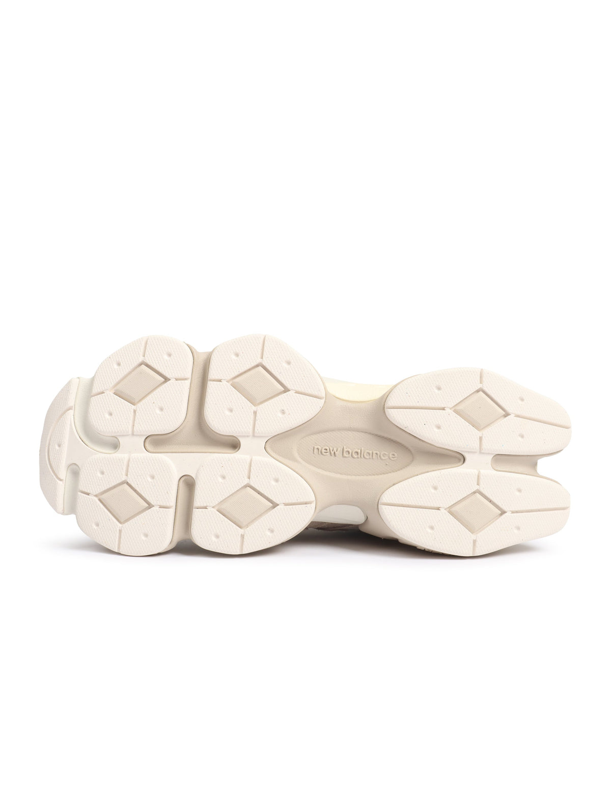 New Balance men's 9060 Driftwood lifestyle shoes, stylish footwear with a modern design, shown in a close-up image.