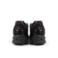 Men's New Balance 1906 sneakers in black and hot tomato colorway, showcasing stylish men's footwear with athletic design.