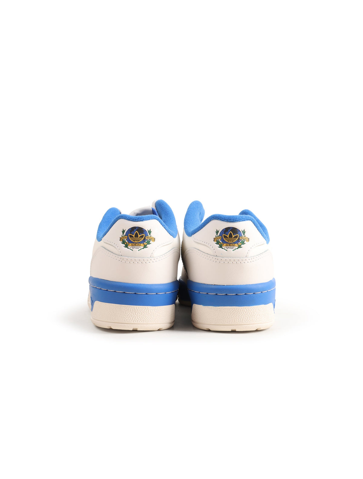 Men's Adidas Rivalry Low footwear in Cloud White, side view sneaker image