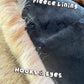 Honey Brown Faux Fur Shawl (Butterfly LBrw07)