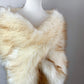 Champagne Faux Fur Shawl (Lilian Cha03)