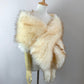 Champagne Faux Fur Shawl (Lilian Cha03)